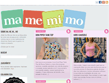 Tablet Screenshot of mamemimo.com